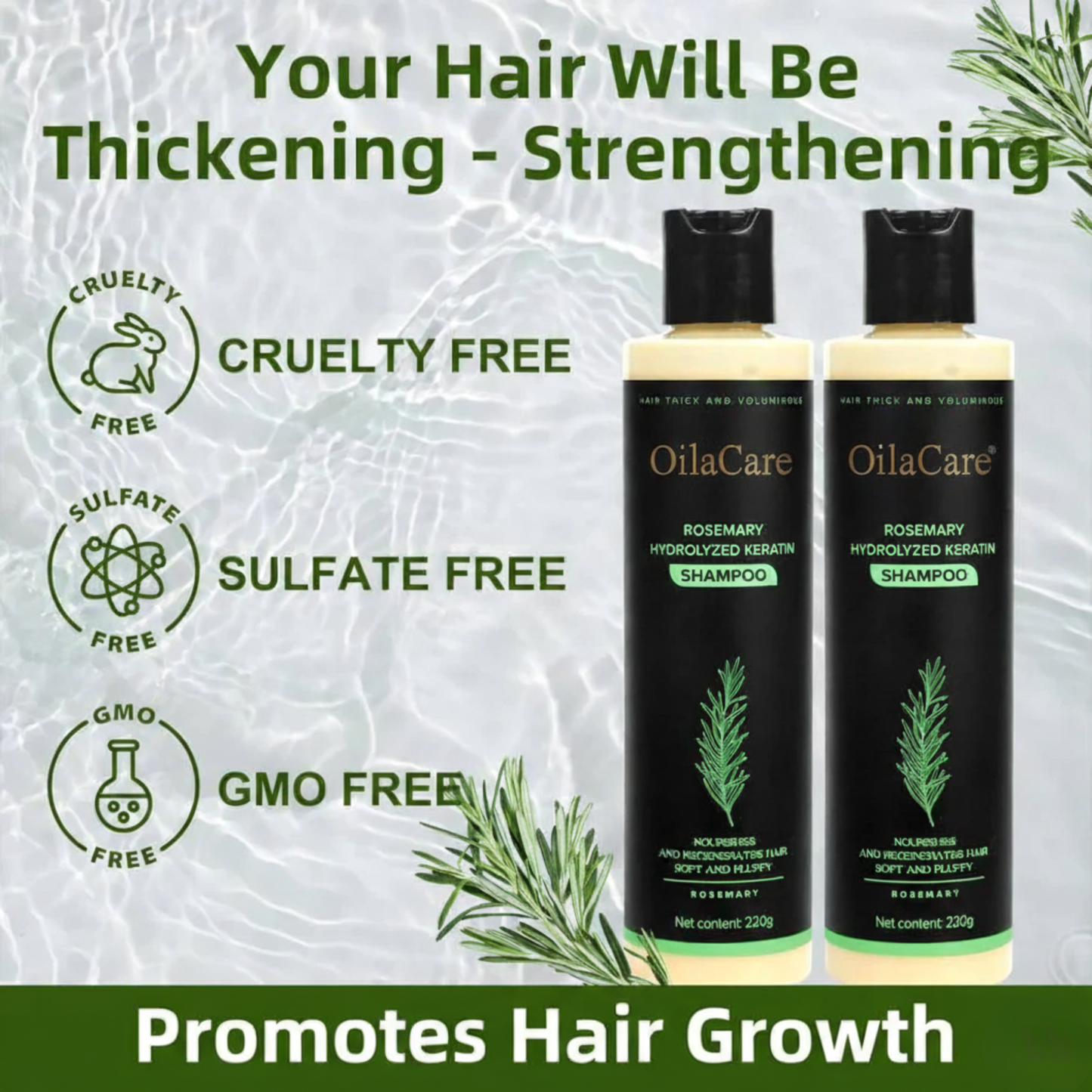 Organic Rosemary Hair Growth Shampoo