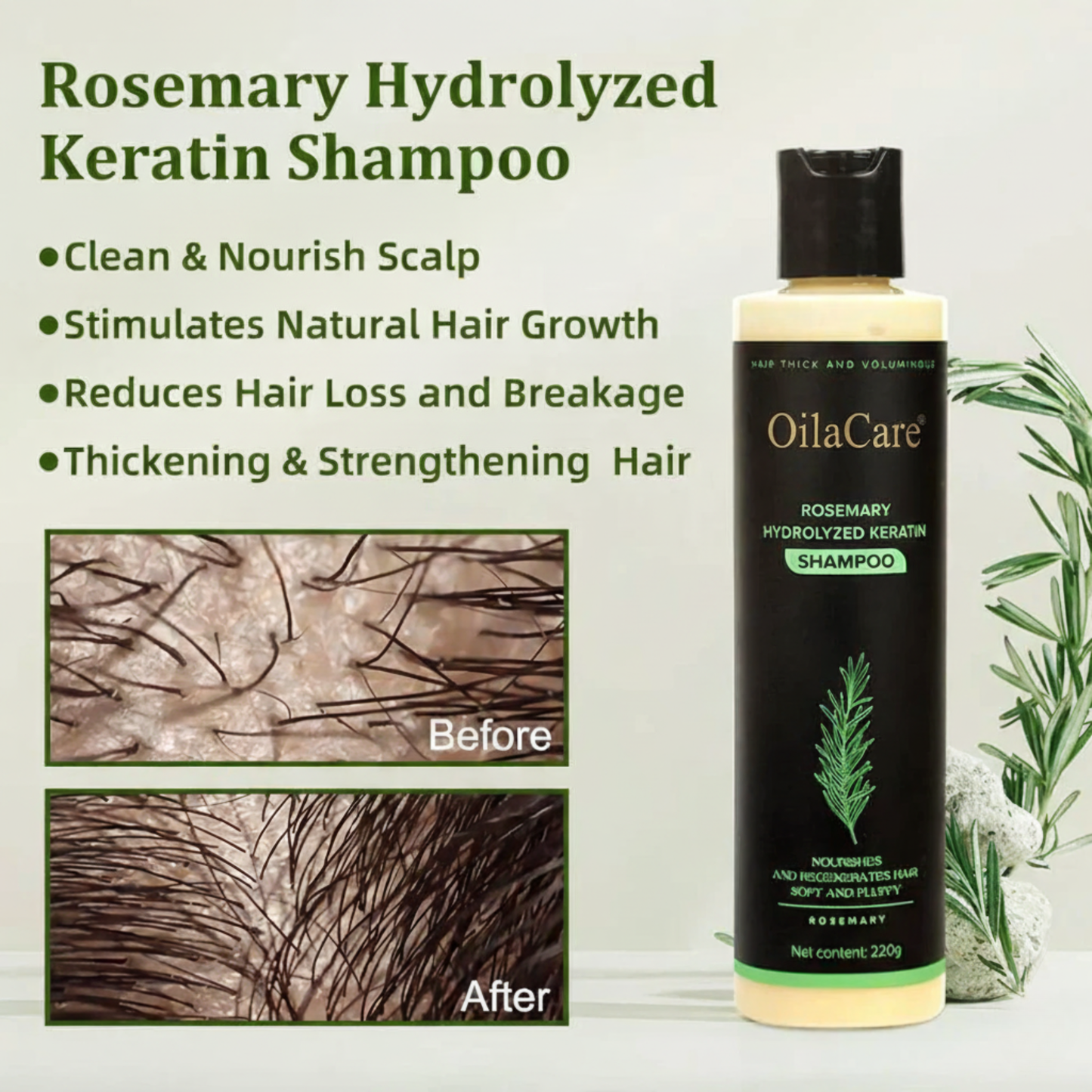 Organic Rosemary Hair Growth Shampoo